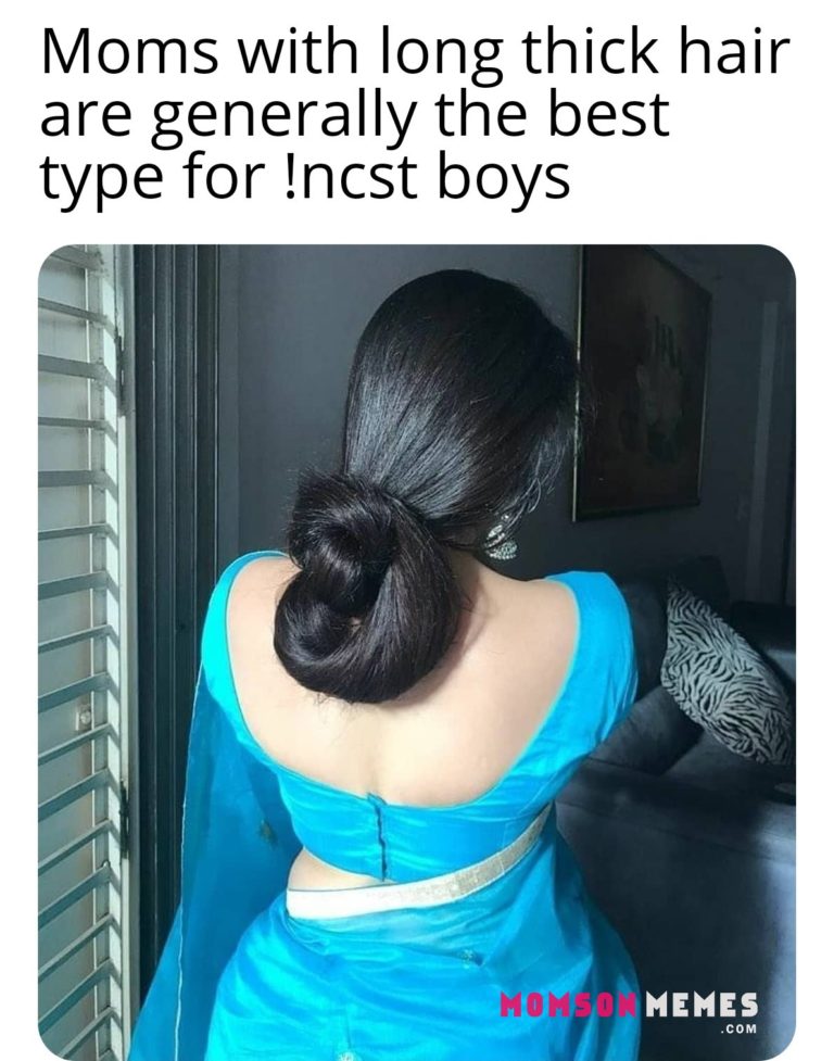 That thick dark hair – Incest Mom Son Captions Memes & Stories